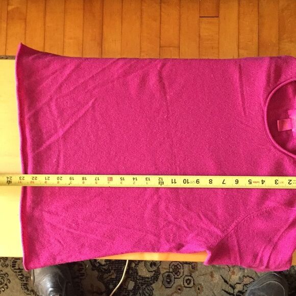 Cashmere Cache sweater Raspberry Size L - Picture 8 of 10